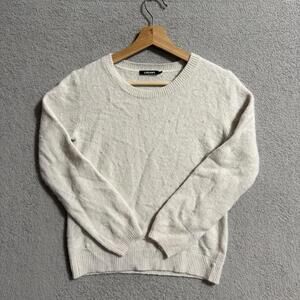 Olsen Sweater Adult Size M Beige Wool Blend Knit Crewneck Pullover Women’s